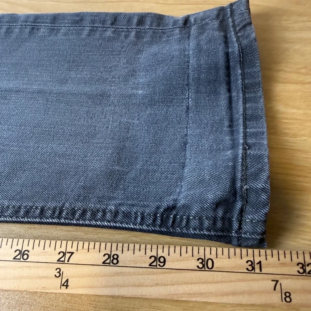 Levi's 541 Mens Athletic Tapered Jeans 34x31 Grey Denim Everyday Wear Normcore